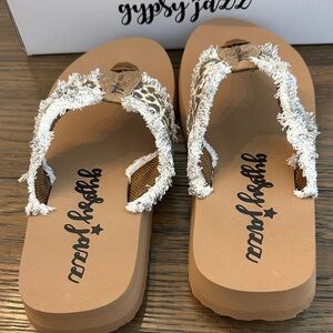 Gypsy Jazz Brown and‎ Cream Sandals